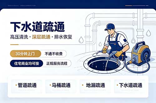 嘉善下水道疏通
