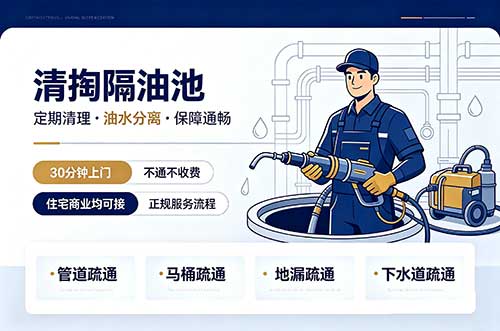 嘉善清掏隔油池
